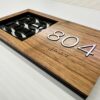 ADA Room ID with wood accent