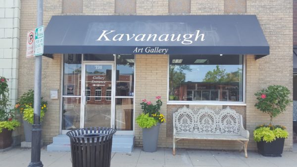 Vinyl lettering, Awning, Des Moines IA