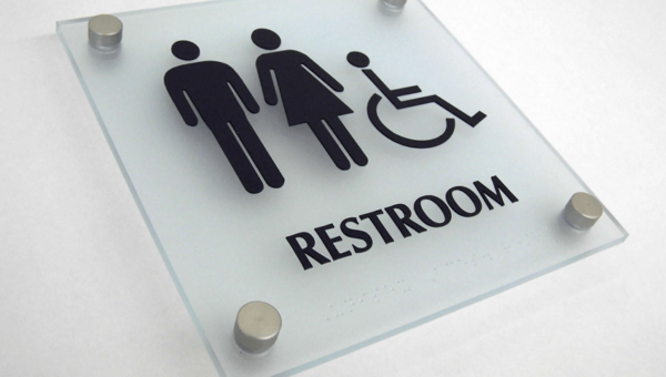 ADA Signage Restroom Sign - Des Moines, Iowa