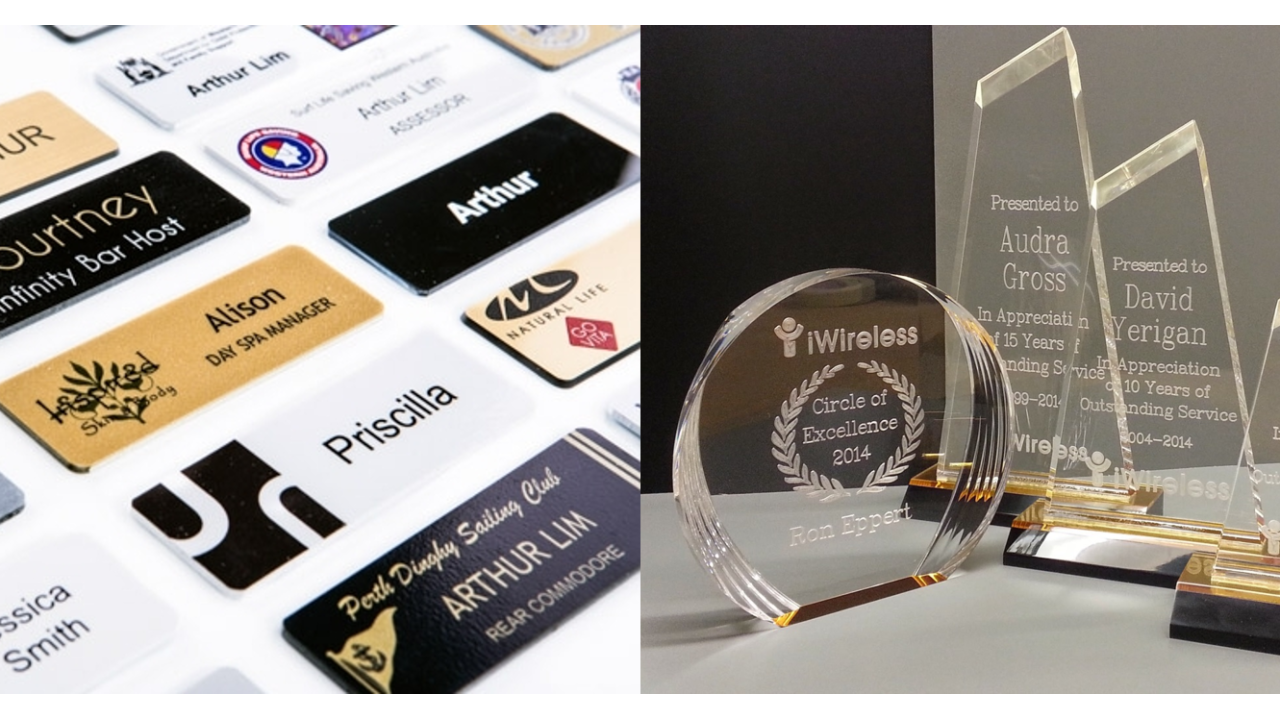 Custom Name Badges and Awards