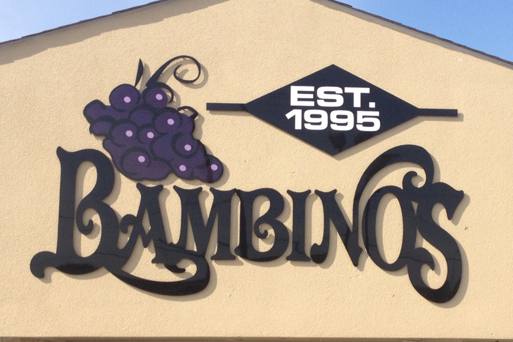 Bambinos Exterior Signage