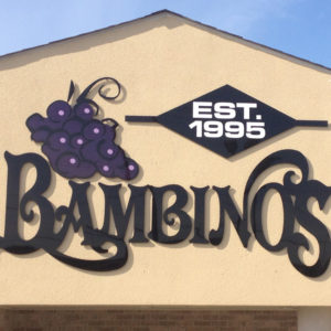 Bambinos Exterior Signage