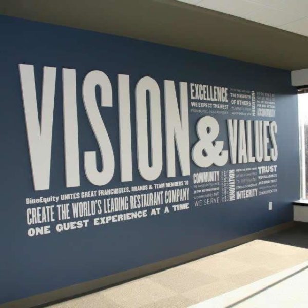 Interior Vinyl Signage