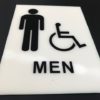 ADA Signage for a Mens Restroom