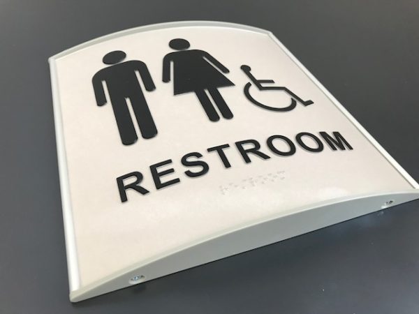 ADA Signage for a Restroom