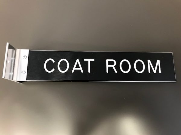 Coat Room Engraving