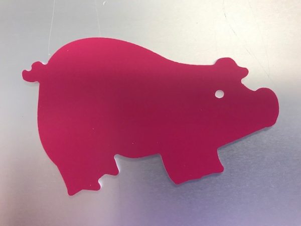 Pig Engraving