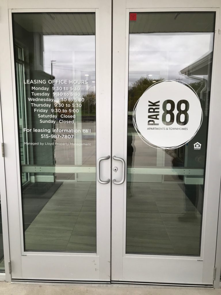 Park 88 Front Doors